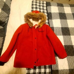 Hudson Bay Compan Fur-Trimmed Jacket